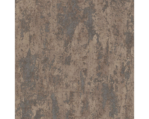 Papier peint intissé 10273-11 Casual Chique effet métal marron