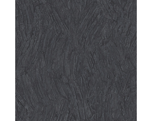 Papier peint intissé 10301-15 Focus aspect papier ingrain noir Papier peint avec motif structuré
