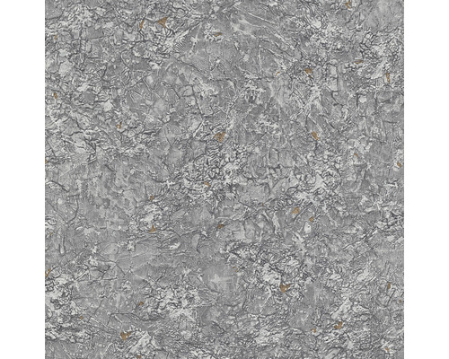 Papier peint intissé 10302-10 Focus aspect pierre gris Papier peint structuré gris avec motif abstrait