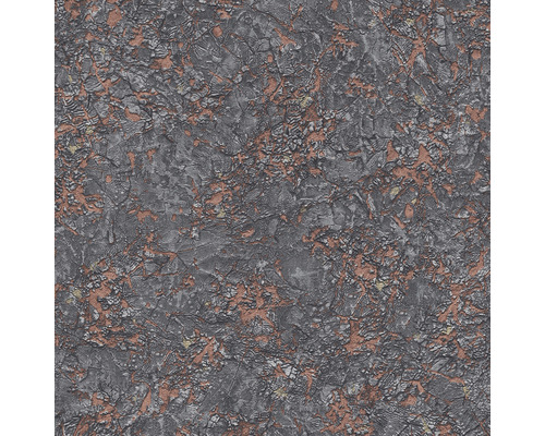 Papier peint intissé 10302-15 Focus aspect pierre noir Gros plan d''un papier peint texturé avec effet craquelé