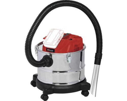 Aspirateur de cendres sans fil Einhell Power X-Change TE-AV 18/15 Li C, sans batterie ni chargeur