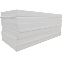 Styropor Fassadendämmplatte EPS WDVS mit Nut und Feder WLS 034 1000 mm x 500 mm x 180 mm Pack = 1 m²