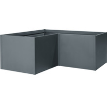 Eck-Hochbeet aus Metall