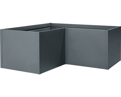 Eck-Hochbeet aus Metall