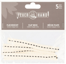 Mèches plates Feuerhand, 5 pièces, 12,5 mm de large et 12 cm de long