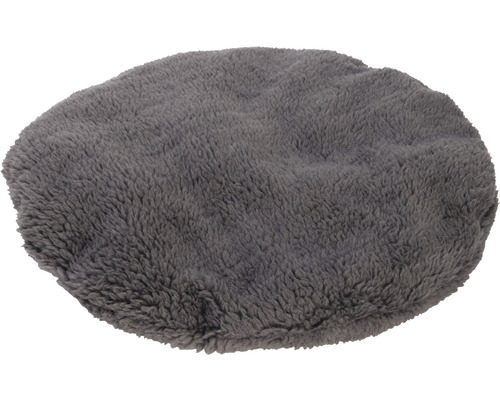 Runder Stuhlkissenbezug aus Kunstfell