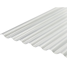 Plaque translucide en plastique