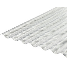 Plaque ondulée en plastique