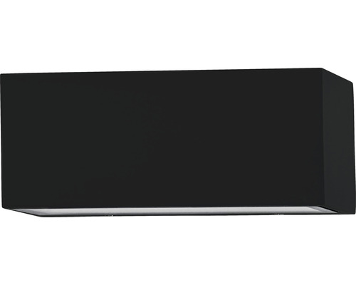 LED Außenwandleuchte 2x5W 2x600 lm 3000- 6500 K 9x18,5 cm Spongano schwarz Rechteckige Wandleuchte