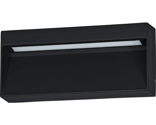 Schwarze LED Wandleuchte für den Aussenbereich