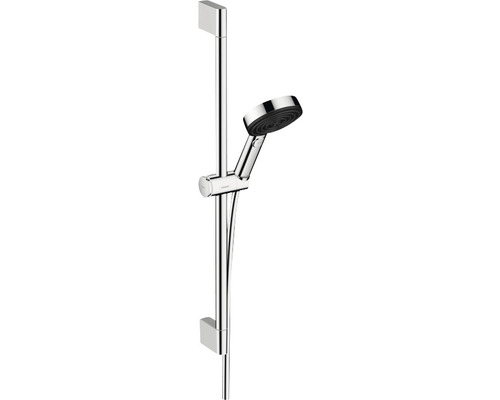 Ensemble barre de douche hansgrohe Pulsify Select S 105 3j Relaxation EcoSmart chrome brillant longueur de barre 669 mm 24161000