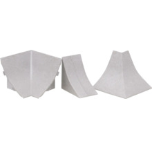 Trois protections d''angle en plastique