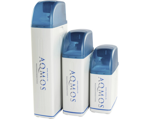 Drei Wasserenthärtungsanlagen verschiedener Größe