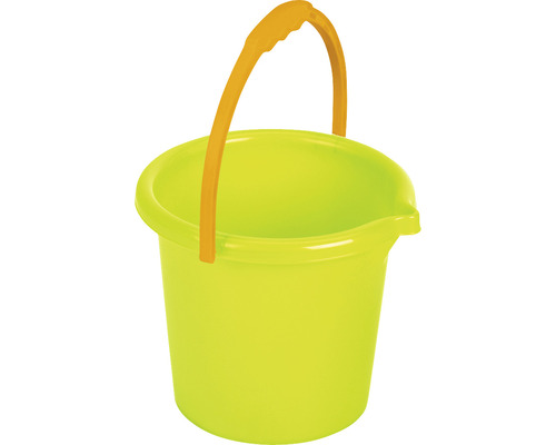 Seau en plastique avec poignée