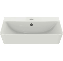 Lavabo en céramique de forme rectangulaire avec trou de robinet