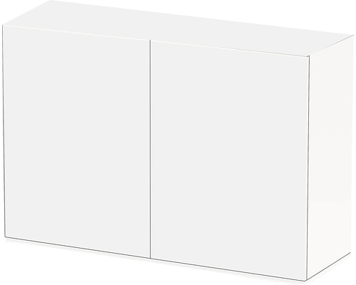 Weißer Hängeunterschrank mit zwei Türen