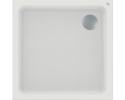 Quadratische Duschwanne mit Abfluss