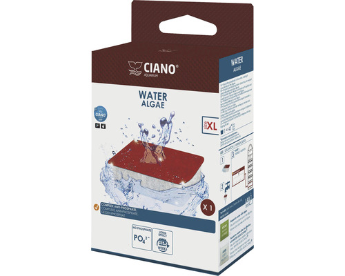 Cartouche de filtre Ciano Water algae XL, matériau filtrant pour la lutte contre les algues et la réduction du phosphate