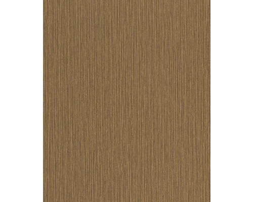 Papier peint intissé 537734 Curiosity rayures brun Papier peint avec une fine structure de rayures verticales