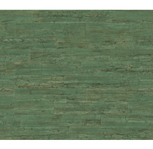 Papier peint intissé 537048 Curiosity aspect bois vert
