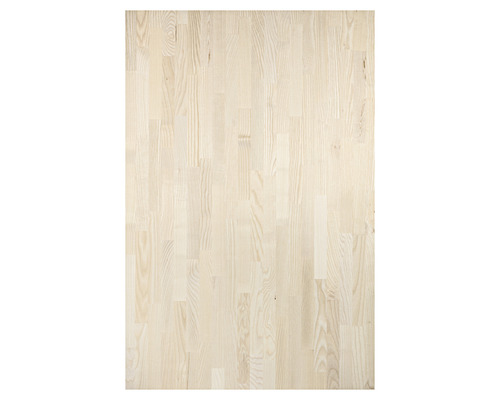 Panneau de bois lamellé-collé frêne blanc 1200x600x18 mm
