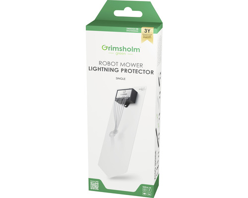 Protection contre la foudre pour tondeuse robot câble de délimitation/de signal Emballage de protection contre la foudre pour robot de tonte Grimsholm Green