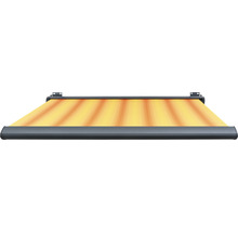 Store banne jaune pour la protection solaire