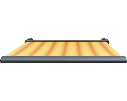 Store banne jaune pour la protection solaire