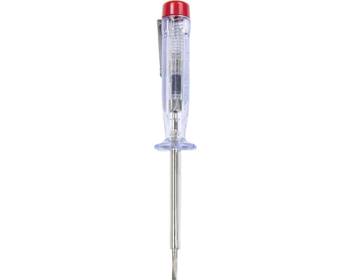 Testeur de tension avec manche transparent et pointe métallique