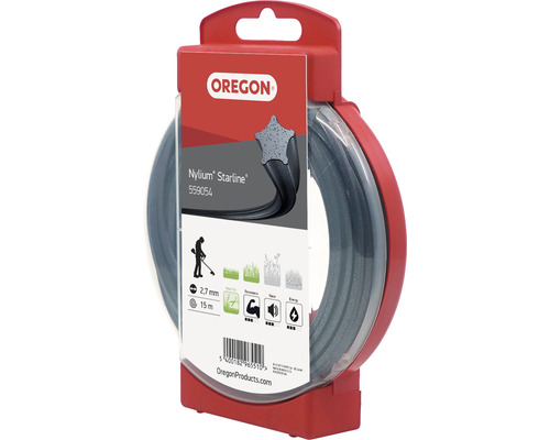 Fil de coupe Oregon Nylium Starlinie, diamètre 2,7 mm, longueur 15 m