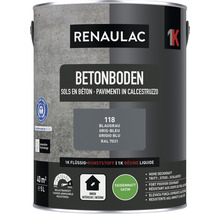 RENAULAC Betonbodenfarbe seidenmatt blaugrau 5 l