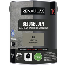 RENAULAC Betonbodenfarbe seidenmatt hellgrau 5 l