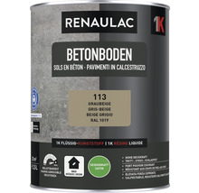 RENAULAC Betonbodenfarbe seidenmatt grau-beige 2.5 l