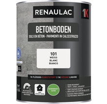 RENAULAC Betonbodenfarbe seidenmatt weiss 2.5 l