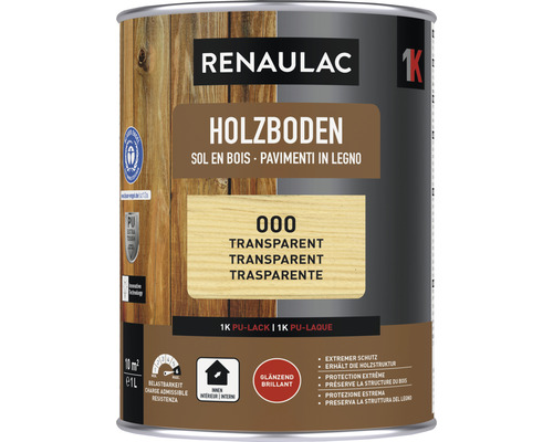 Vitrification de sol en bois RENAULAC transparent 1 l
