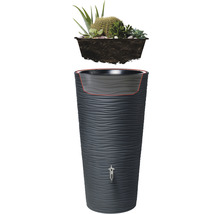 Récupérateur d'eau de pluie GARANTIA Natura 2in1 210 l anthracite