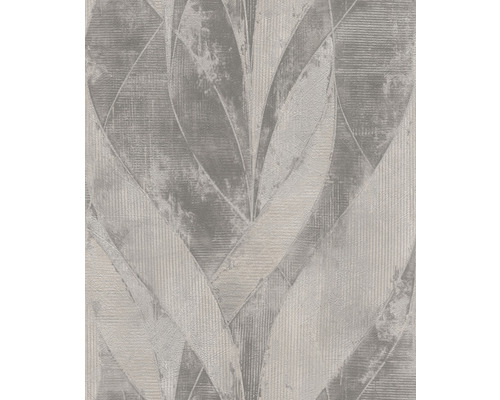Papier peint intissé RASCH 520040 Concrete feuilles Papier peint avec motif de feuilles graphiques