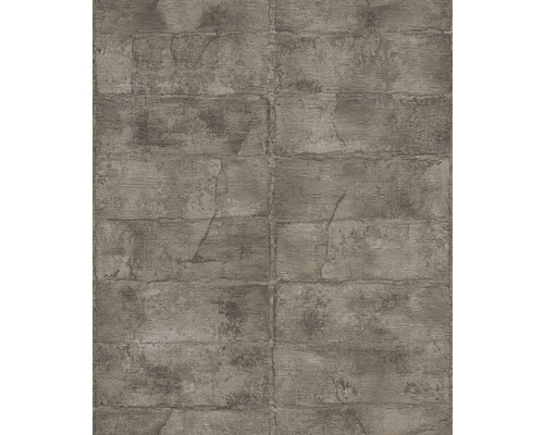 Vliestapete 520163 Concrete stein-optik braun Tapete mit Mauerwerkoptik
