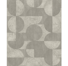Papier peint intissé 521351 Concrete cercles gris