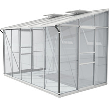 Gewächshaus Vitavia Ida 6500 Einscheibensicherheitsglas/ Hohlkammerplatten 324,3 x 201,4 cm silber