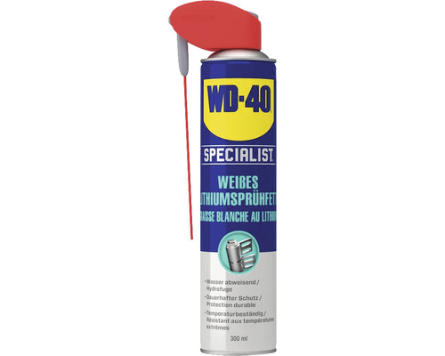 Graisse en spray lithium blanche WD-40 Specialist® 300 ml WD-40 Specialist Graisse blanche au lithium en aérosol, 300 ml