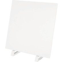 Weisses magnetisches Glasmemoboard mit Halterung