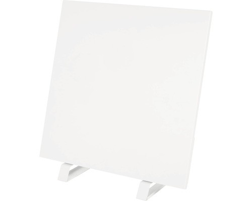 Weisses magnetisches Glasmemoboard mit Halterung