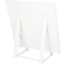 Rückansicht einer Heizplatte mit Standfuß