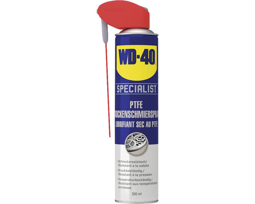 Spray lubrifiant à sec PTFE WD-40 Specialist® 300 ml WD-40 PTFE Lubrifiant sec, 300 ml
