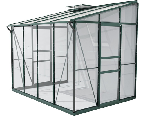 Gewächshaus mit Polycarbonatplatten und Stahlrahmen