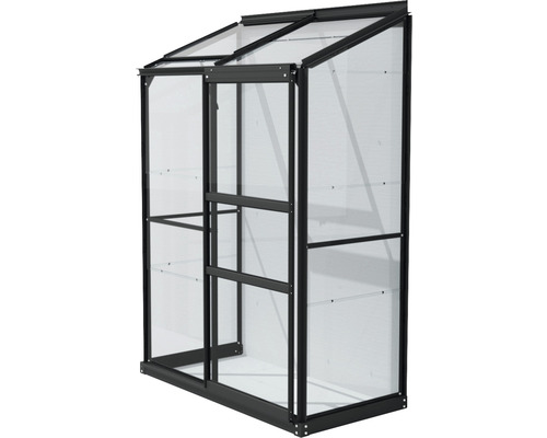 Gewächshaus mit Stahlrahmen und Polycarbonatplatten