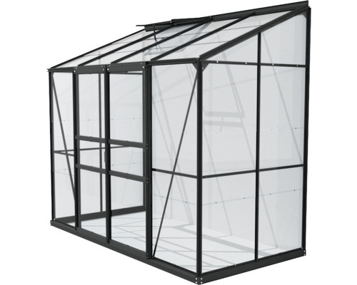 Gewächshaus mit Polycarbonatplatten und Aluminiumrahmen
