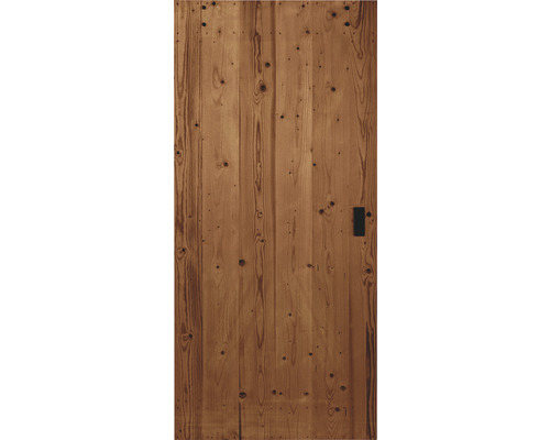 Porte en bois avec ferrures de porte