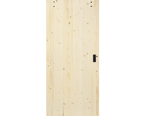 Porte en bois avec ferrures